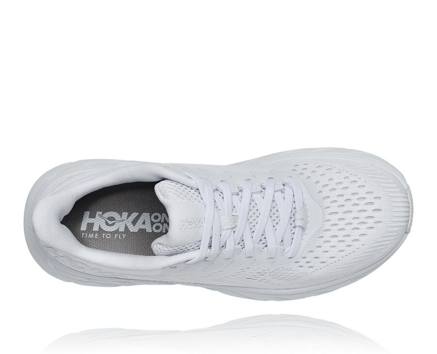 Zapatillas Running Hoka One One Mujer - Clifton 7 - Blancas - VGC452790